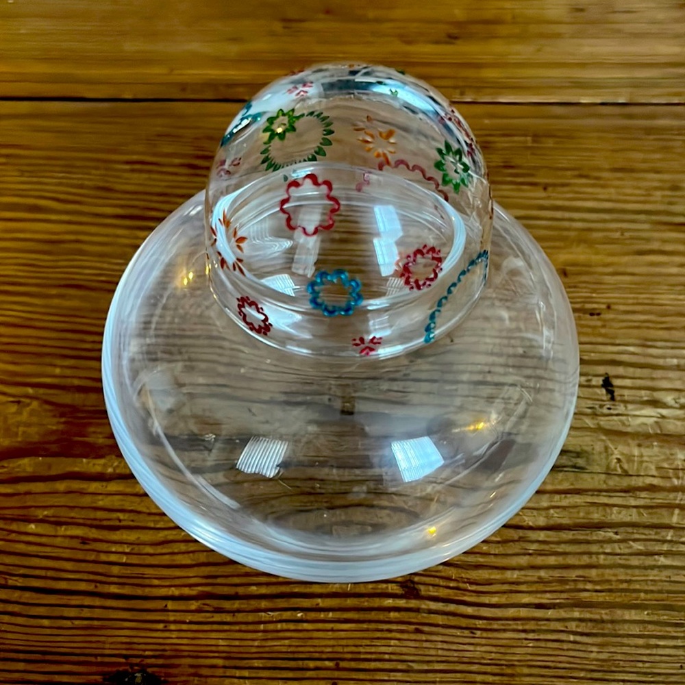 Pasabahce Glass Domed Lidded Decor
